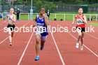 Girls Under-15s 100 metres, 2023 North Eastern Track and Field Champs., Middlesbrough Sports Village, Middlesbrough. Photo: David T. Hewitson/Sports for All Pics